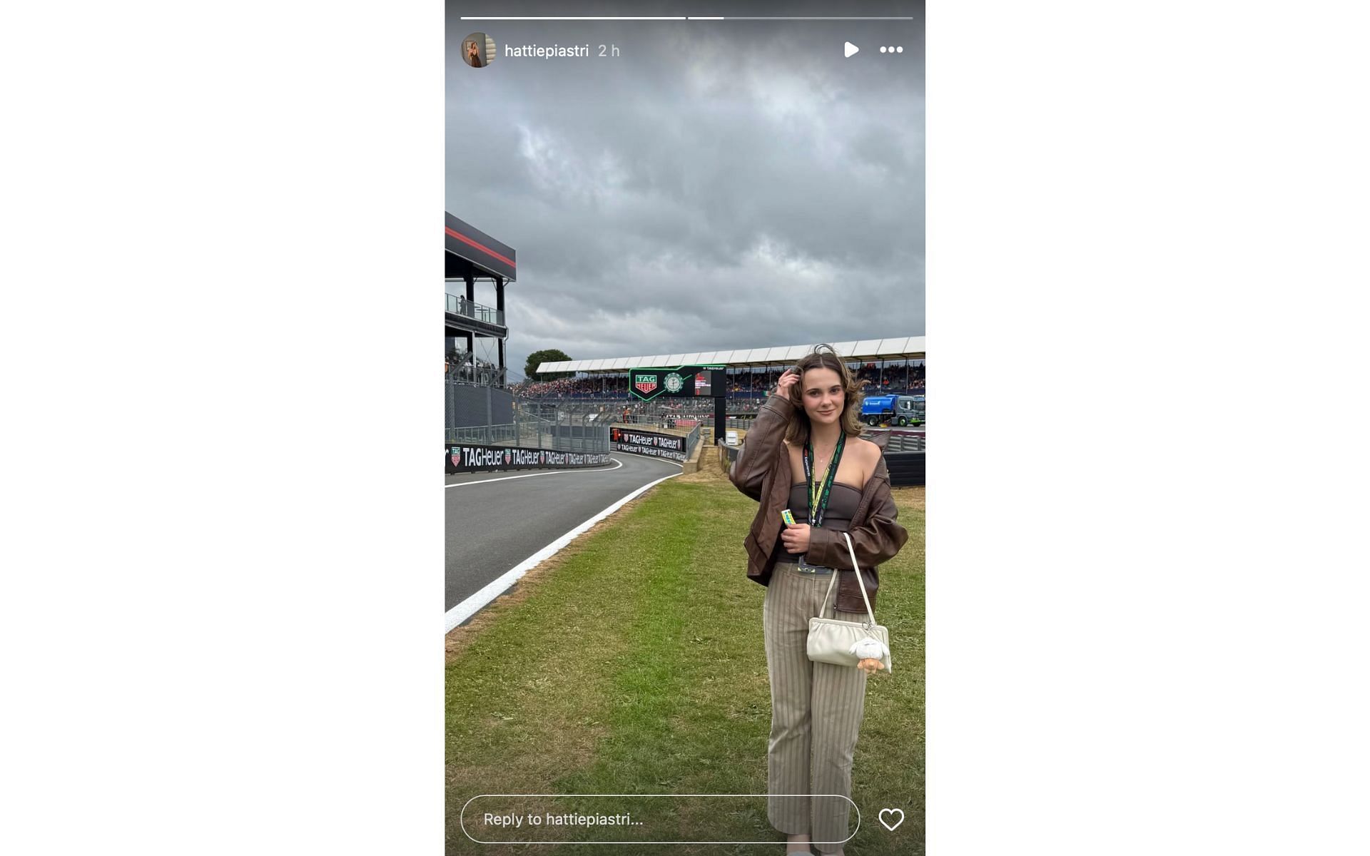 Hattie Piastri's Instagram story on July 5 | Source: Instagram/@hattiepiastri